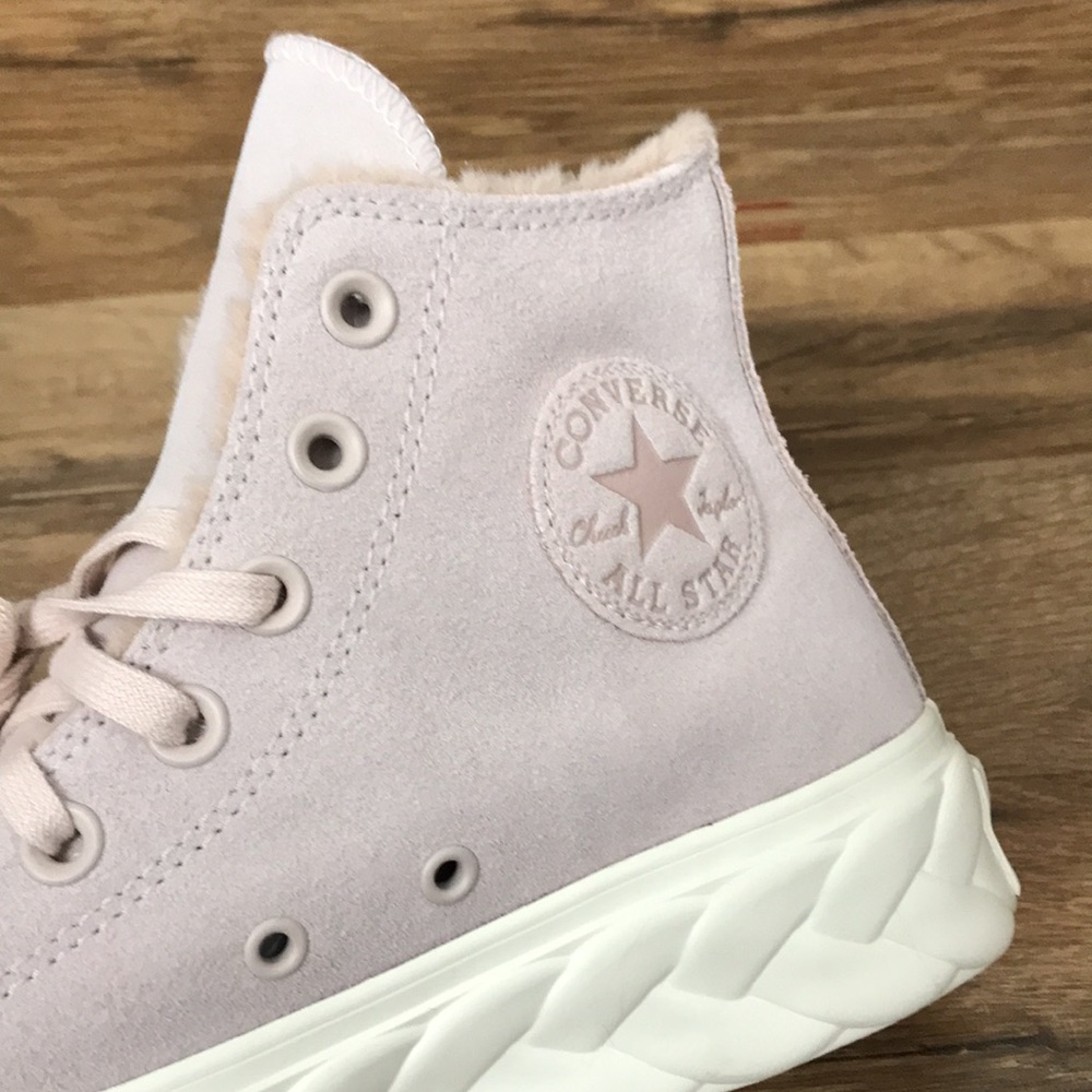 PLATFORM LEATHER CONVERSE CTAS LIFT CABLE HIGH TOP - Picture 7 of 15